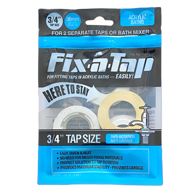 Fix-a-Tap Kit For Acrylic Baths - 3:4 x 36mm