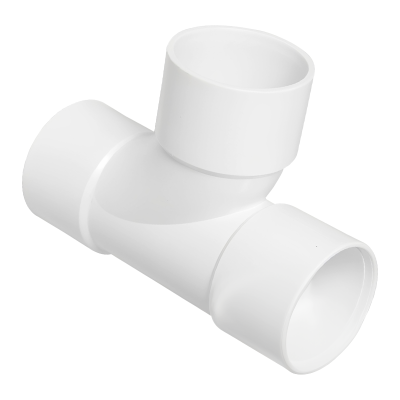 FloPlast ABS WS23W Solvent Swept Tee - 40mm