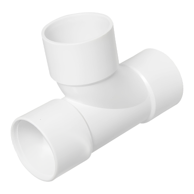 FloPlast ABS WS23W Solvent Swept Tee - 40mm Left