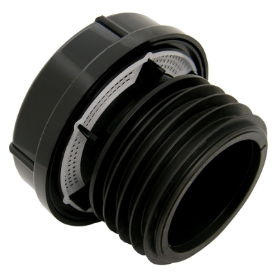 FloPlast AX110 External Black Push-Fit Air Admittance Valve - 82:110mm Bottom