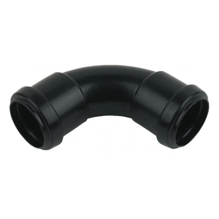 FloPlast Black Pushfit Waste Pipe Bend - 32mm