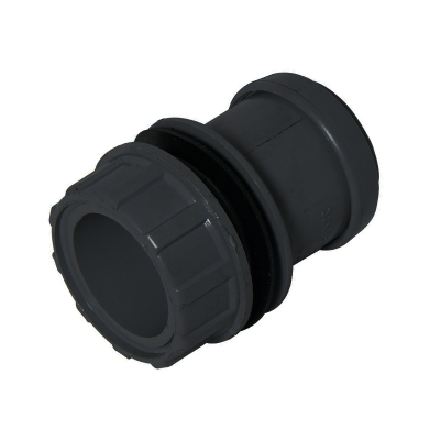 FloPlast Black Pushfit Waste Tank Connector - 32mm Left