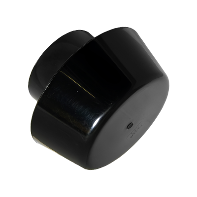 FloPlast Black Ring Seal Soil Extract Cowl - 110mm