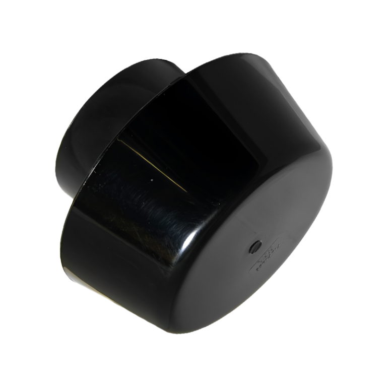 FloPlast Black Ring Seal Soil Extract Cowl - 110mm