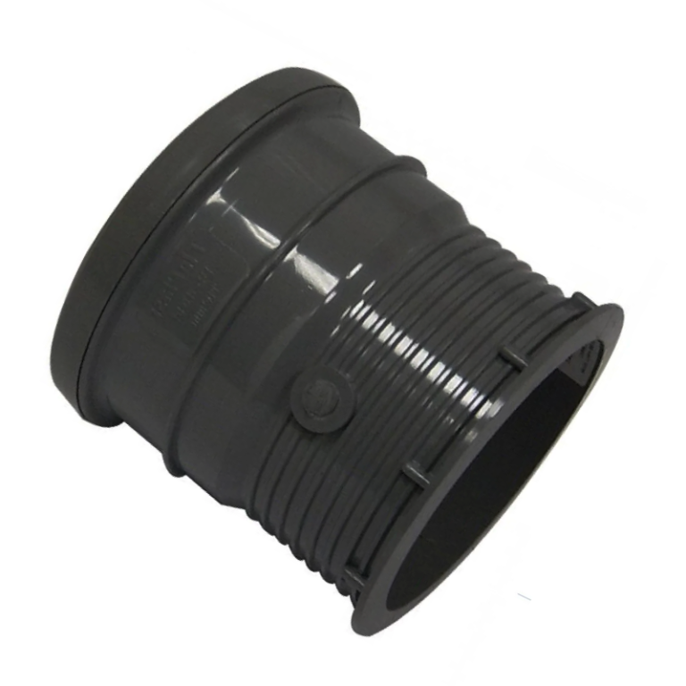 FloPlast Black Ring Seal Soil Pipe Drain Connector - 110mm