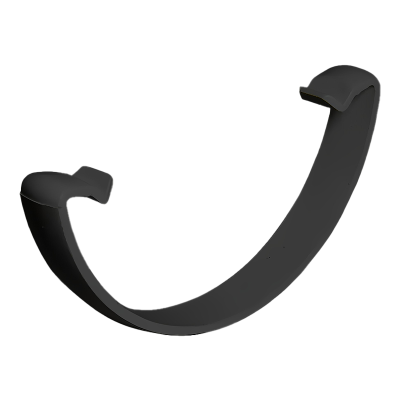 FloPlast Black Round Gutter Clip - 112mm