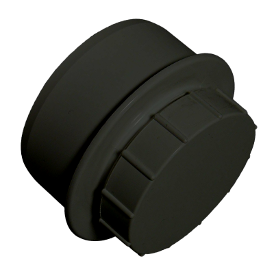 FloPlast Black Soil Screwed Access Cap - 110mm