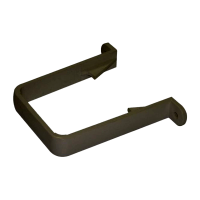 FloPlast Black Square Down Pipe Clip - 65mm Left