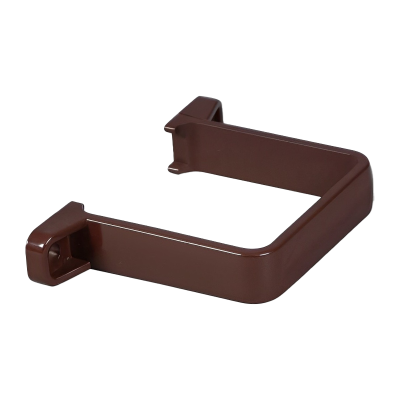 FloPlast Brown Square Flush Down Pipe Clip - 65mm