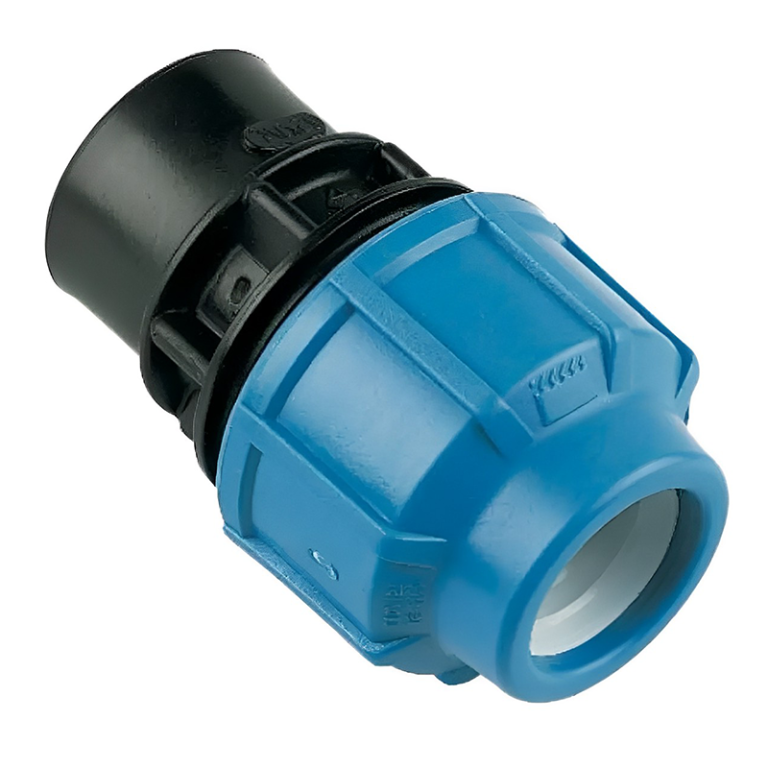 FloPlast Compression MDPE Female Adaptor Fitting - 32mm x 3/4"