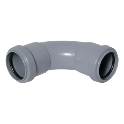 FloPlast Grey Pushfit Waste Pipe Bend - 32mm Left