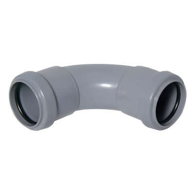 FloPlast Grey Pushfit Waste Pipe Bend - 40mm Left