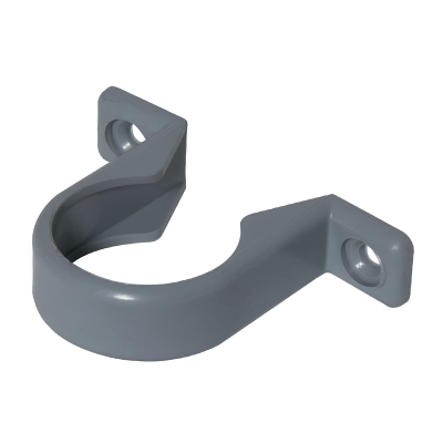 FloPlast Grey Pushfit Waste Pipe Clip - 40mm Left