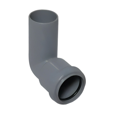 FloPlast Grey Pushfit Waste Pipe Conversion Bend - 32mm