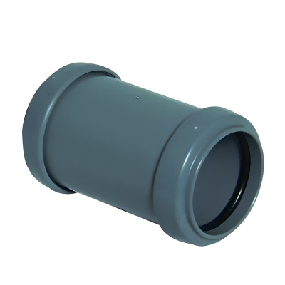 FloPlast Grey Pushfit Waste Pipe Coupling - 50mm