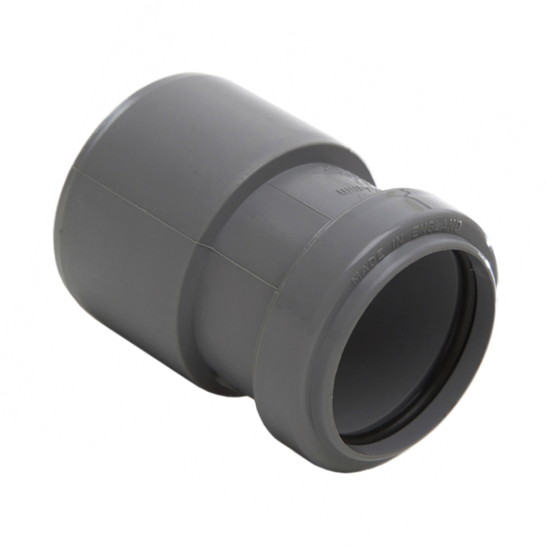 FloPlast Grey Pushfit Waste Pipe Reducer - 50mm x 40mm