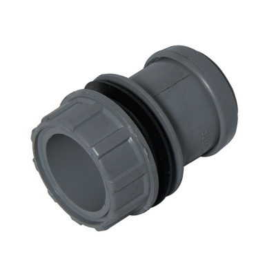 FloPlast Grey Pushfit Waste Tank Connector - 40mm Left