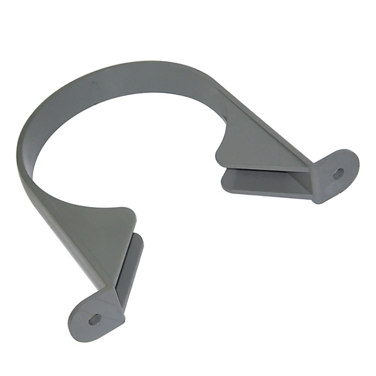 FloPlast Grey Soil Pipe Clip - 110mm