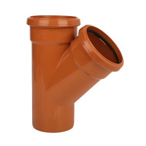 FloPlast Underground 45° Equal Junction Double Socket - 110mm