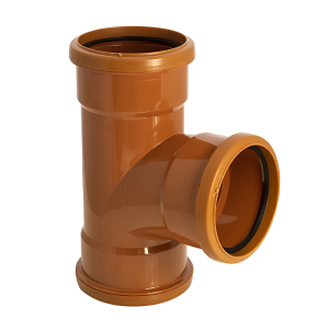 FloPlast Underground 87.5° Equal Junction Triple Socket - 110mm