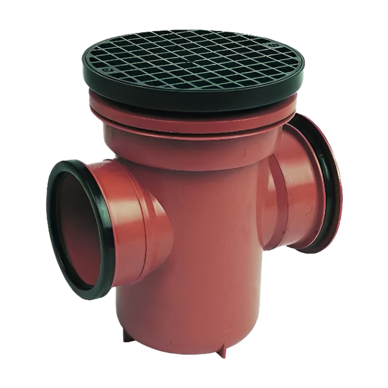 FloPlast Underground Back Inlet Bottle Gully Circular Grid