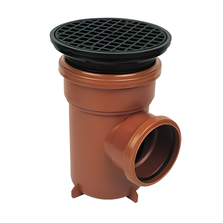 FloPlast Underground Bottle Gully Circular Grid - 110mm