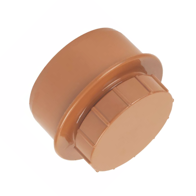 FloPlast Underground Drain Screwed Access Cap - 110mm