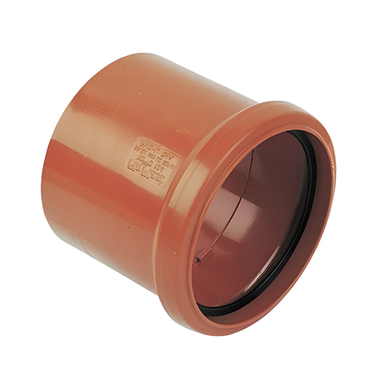 FloPlast Underground Drain Single Socket Coupler - 110mm