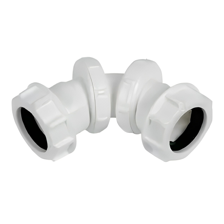 FloPlast White Compression Waste Adjustable Bend - 32mm