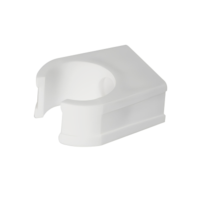 FloPlast White Overflow Pipe Clip - 21.5mm Left