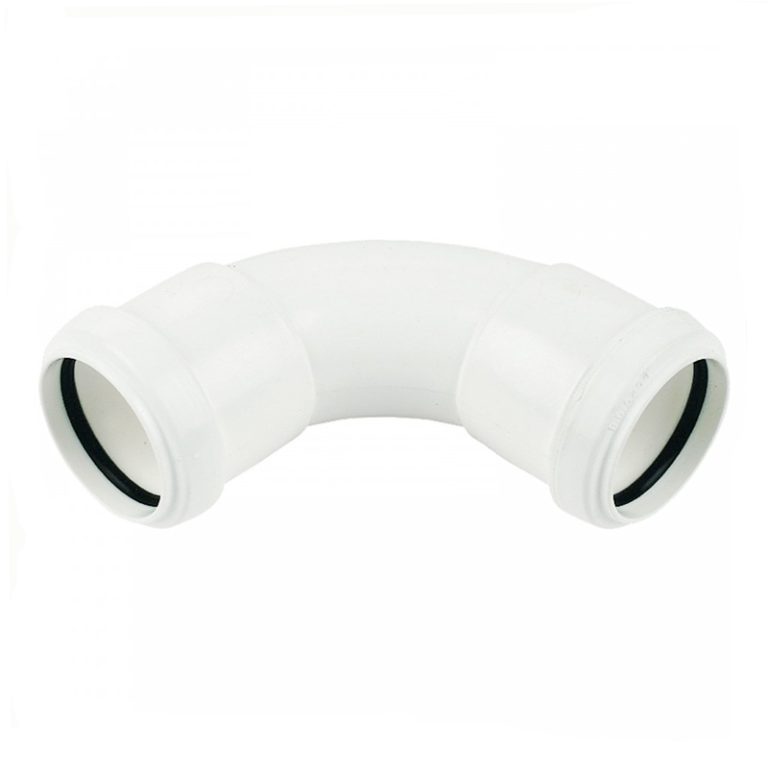 FloPlast White Pushfit Waste Pipe Bend - 40mm