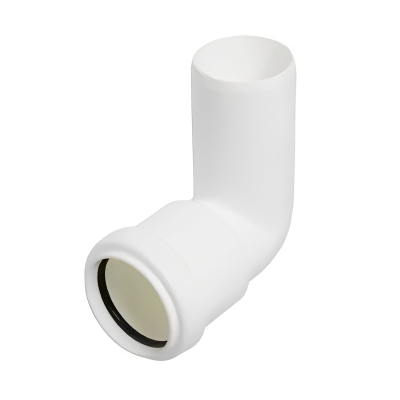 FloPlast White Pushfit Waste Pipe Conversion Bend - 40mm Left