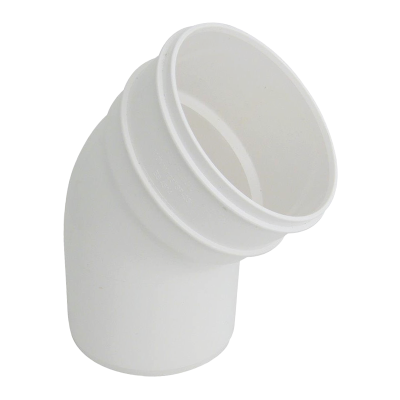 FloPlast White Ring Seal Soil Offset Bottom Bend - 110mm