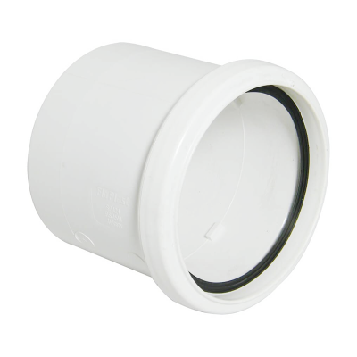 FloPlast White Ring Seal Soil Single Socket - 110mm