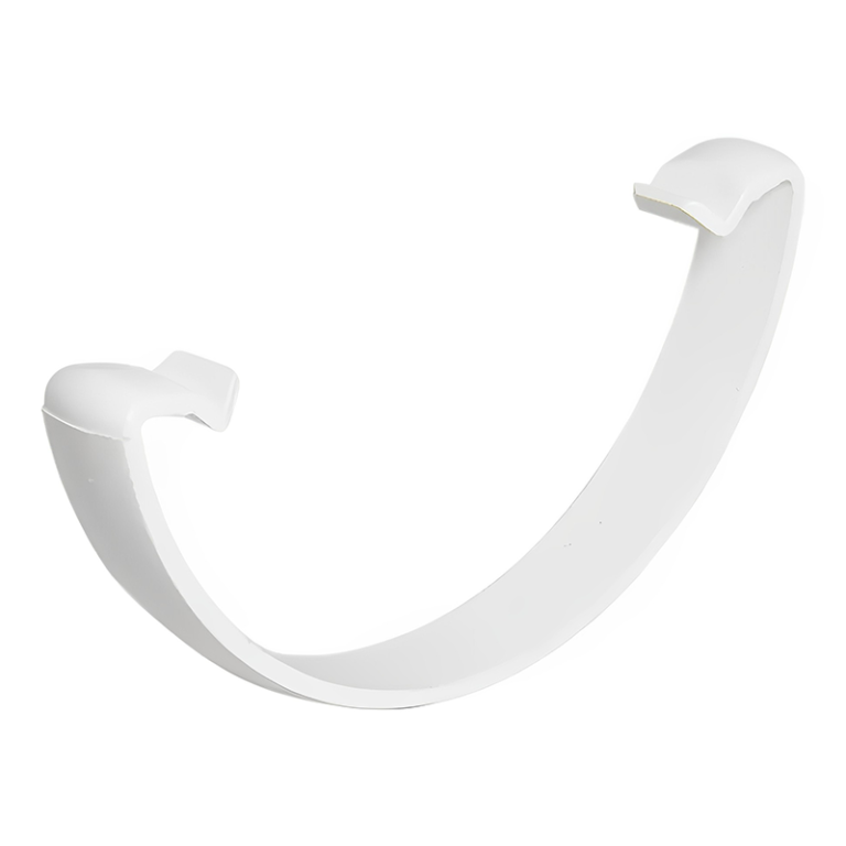 FloPlast White Round Gutter Clip - 112mm