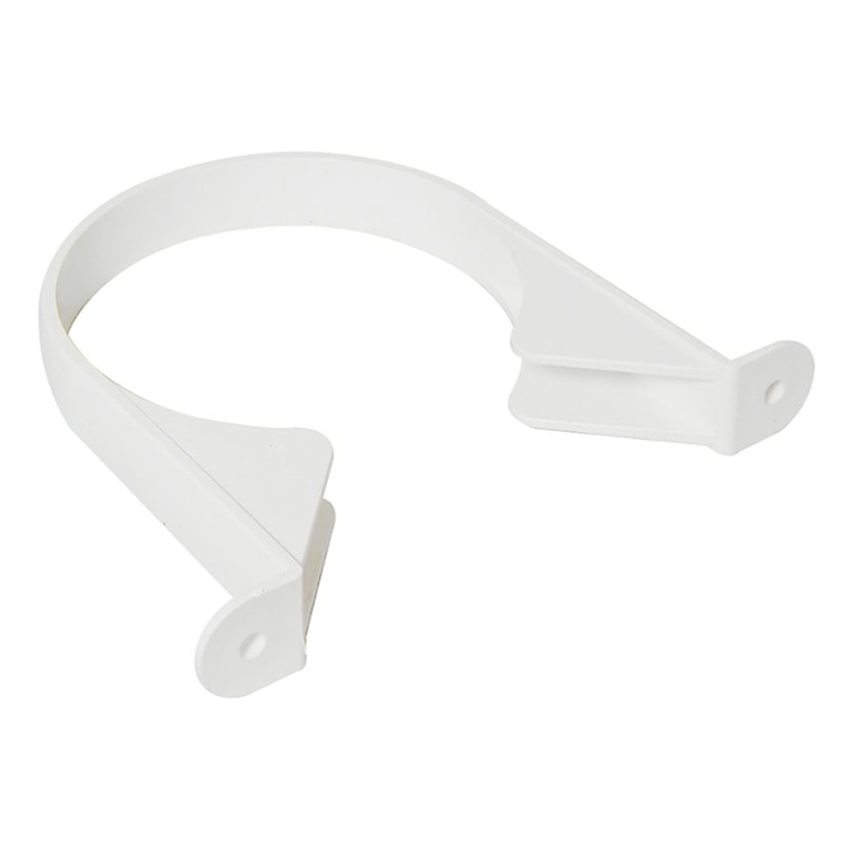 FloPlast White Soil Pipe Clip - 110mm