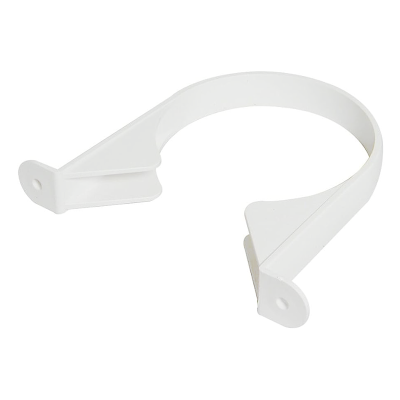 FloPlast White Soil Pipe Clip - 110mm Left