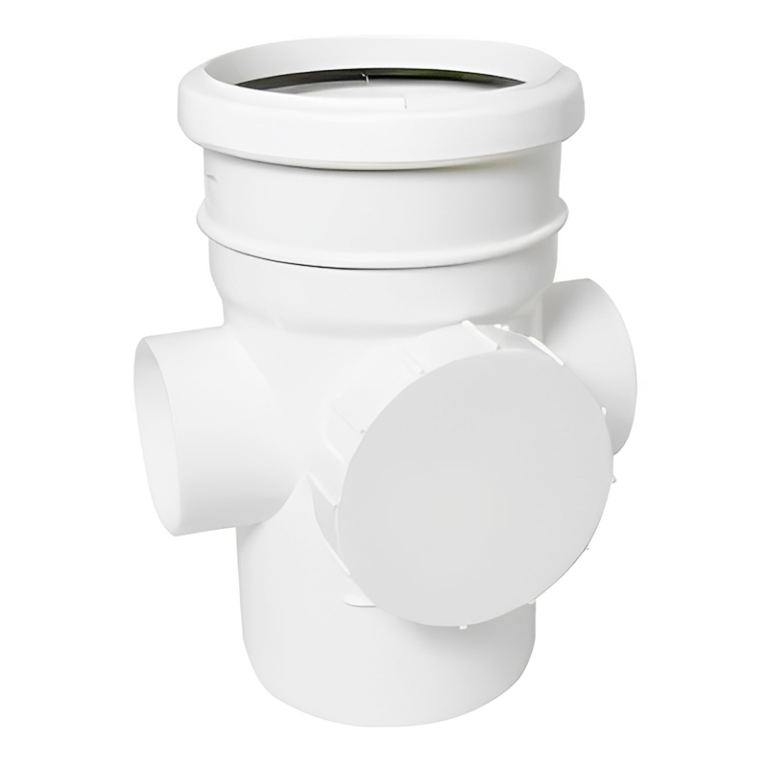 FloPlast White Soil Ring Seal Access Socket Spigot - 110mm