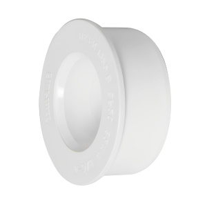 FloPlast White Solvent Weld Soil Boss Adaptor - 50mm Left