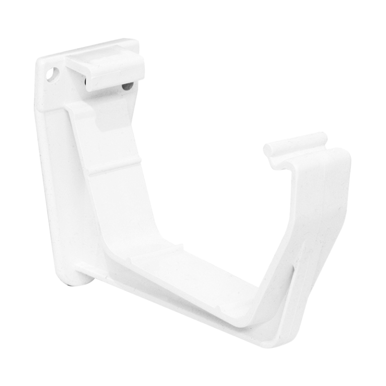 FloPlast White Square Fascia Gutter Bracket - 114mm