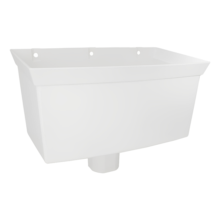 FloPlast White Universal Gutter Hopper - 68mm