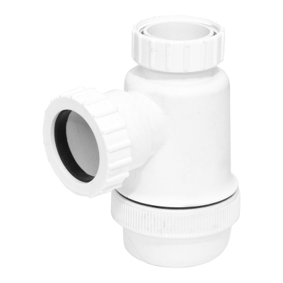 Fluidmaster Compact Anti-Vacuum Bottle Trap - 32mm x 38mm Left