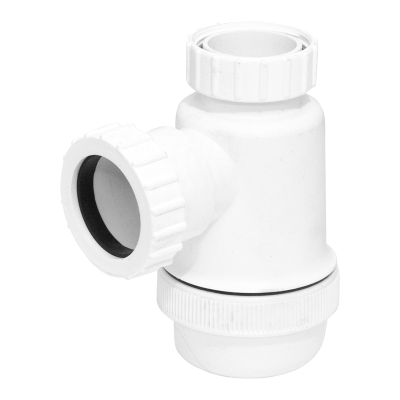 Fluidmaster Compact Anti-Vacuum Bottle Trap - 40mm x 76mm Left