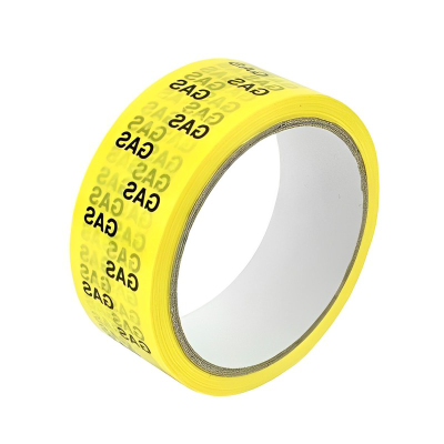 Gas Identification Yellow Tape - 66m x 38mm