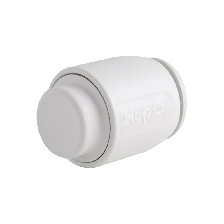 Hep2O Plastic Push-Fit Demountable Stop End Fitting - 28mm