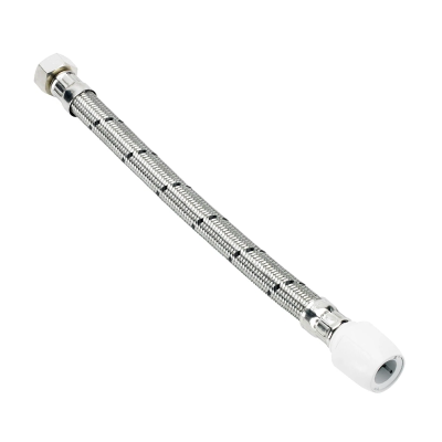 Hep2O Push-Fit Flexible Tap Connector - 15mm x 1:2 BSP x 500mm