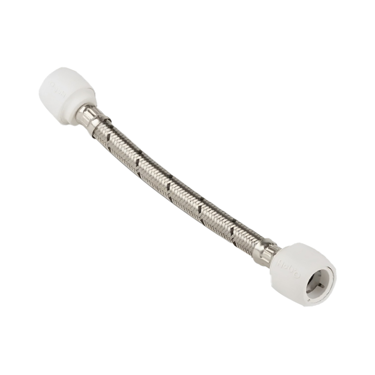 Hep2O Push-Fit Flexible Tap Connector - 15mm x 15mm x 500mm