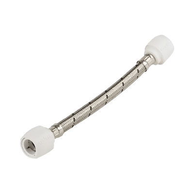 Hep2O Push-Fit Flexible Tap Connector - 15mm x 15mm x 500mm Left