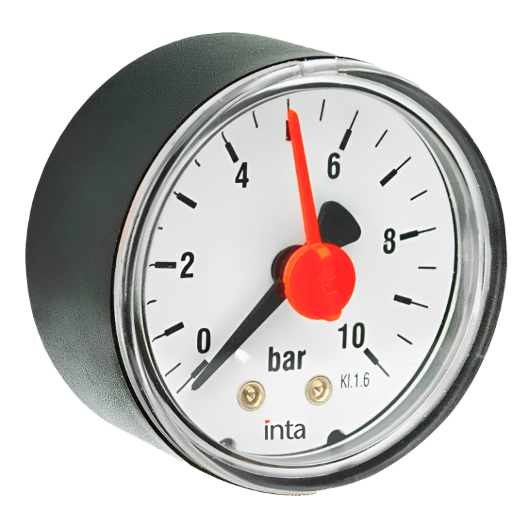 Intatec 0-10 Pressure Gauge For Heating Back Connection