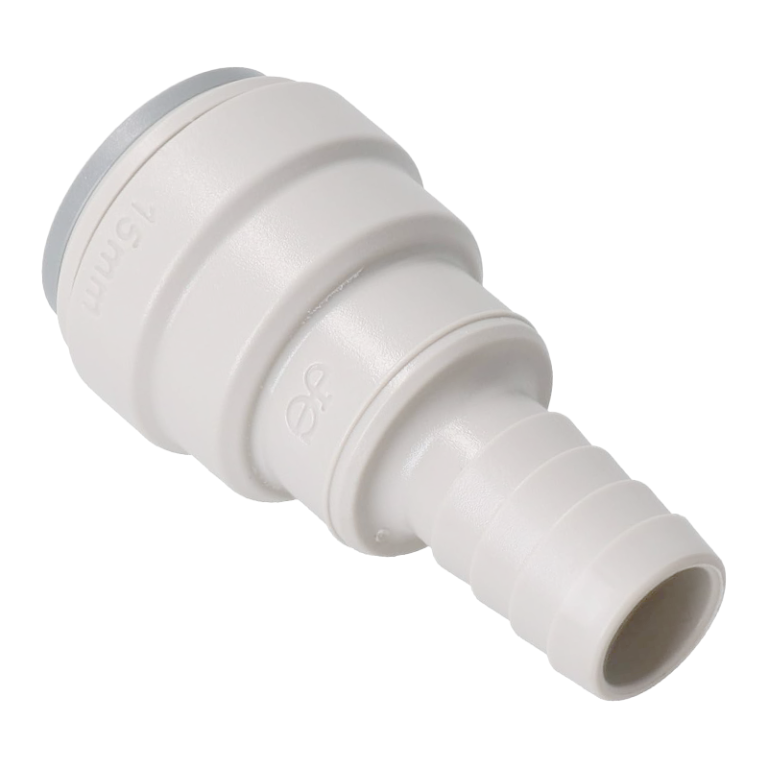 JG Speedfit Grey Plastic Hose Connector - 15mm x 1:2